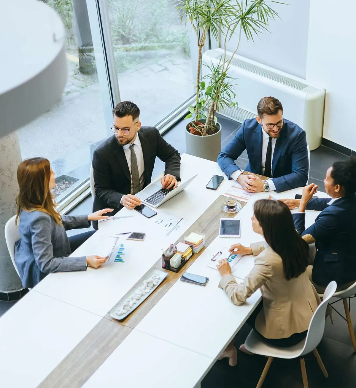 Professional team collaboration
